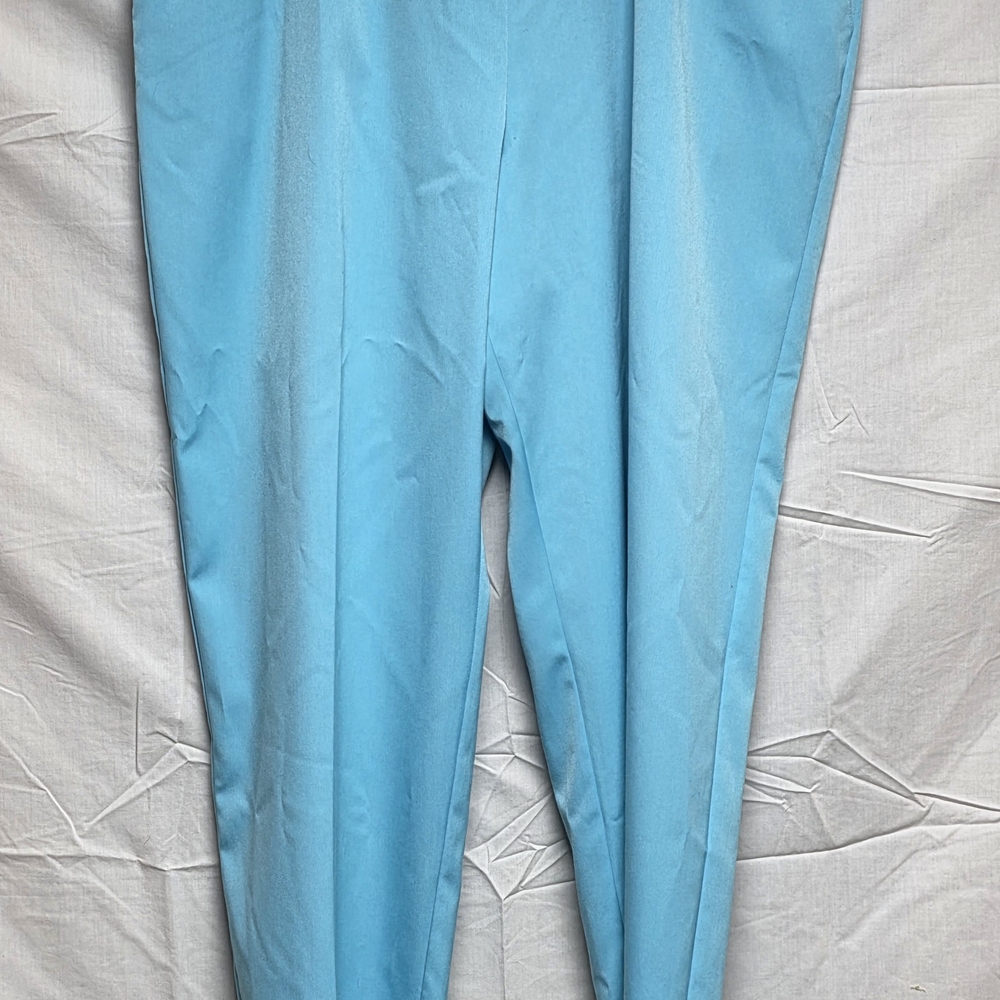 NWT Alfred Dunner Regatta Aqua Blue Womens Pants